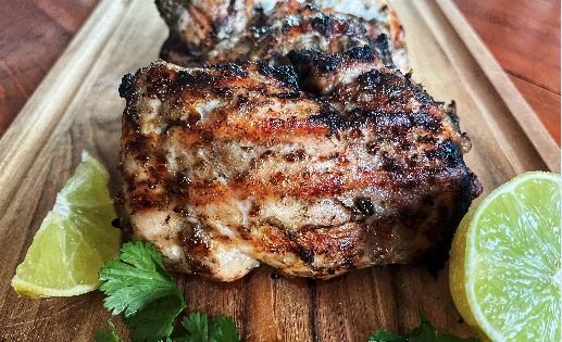 Grilled ginger lime chicken by Tao to Wellness